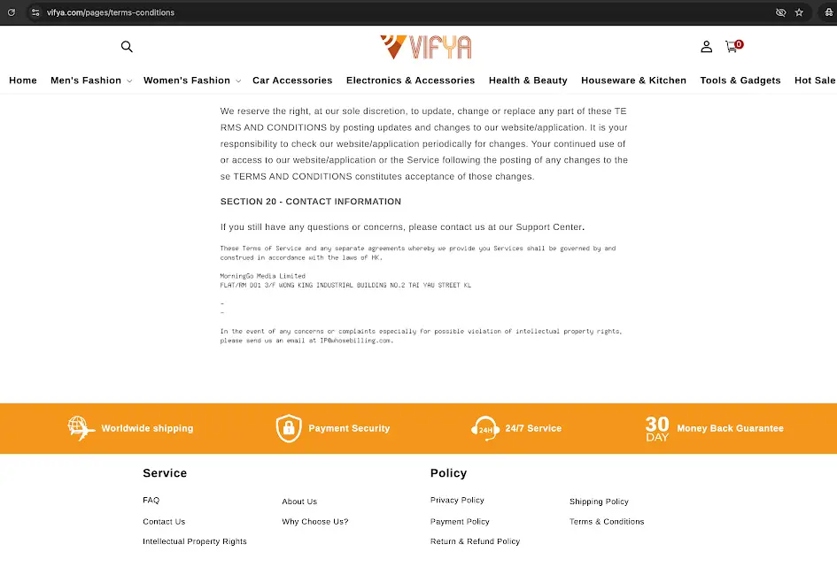 Vifya Scam Or Genuine Vifya Review Vifya Parent Company Name and Address | De Reviews