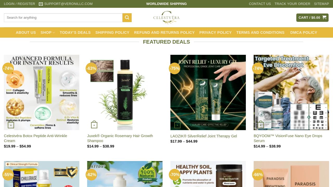 Screenshot of Celestvera.net