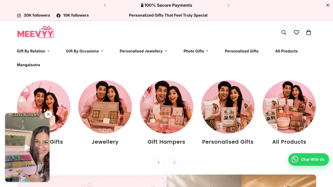 Screenshot of Meevyy.com
