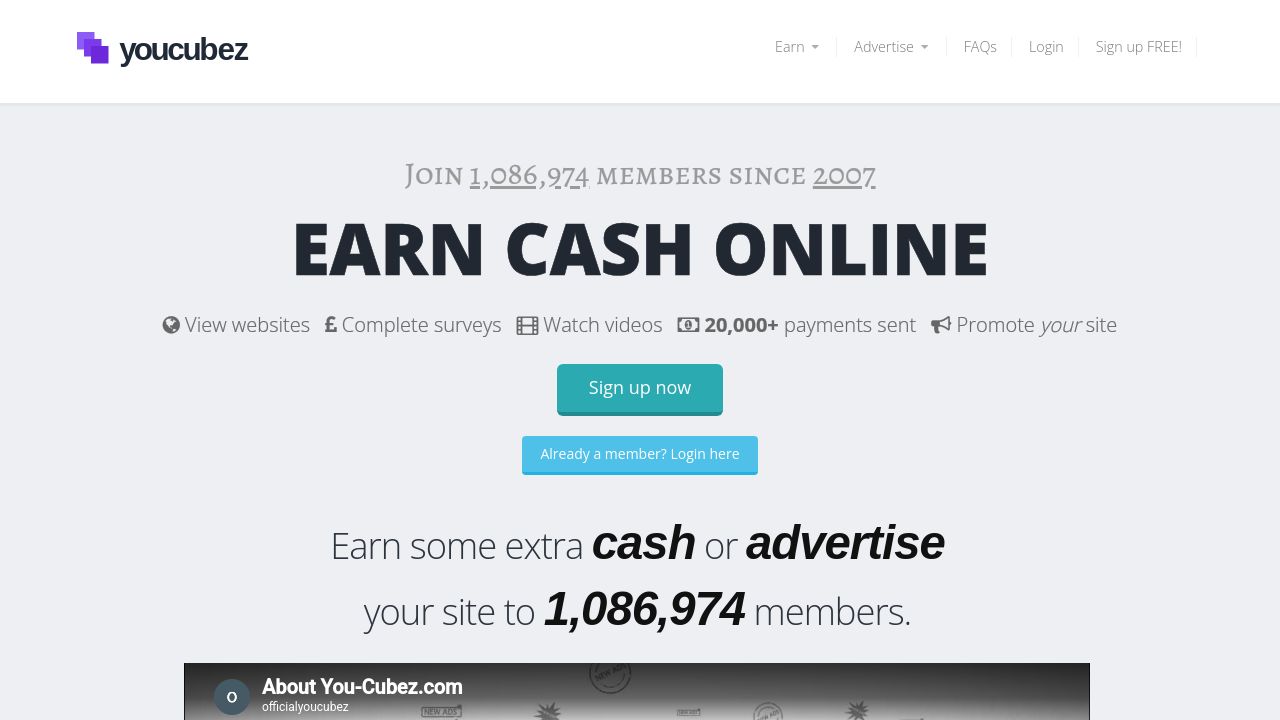 Screenshot of You-cubez.com