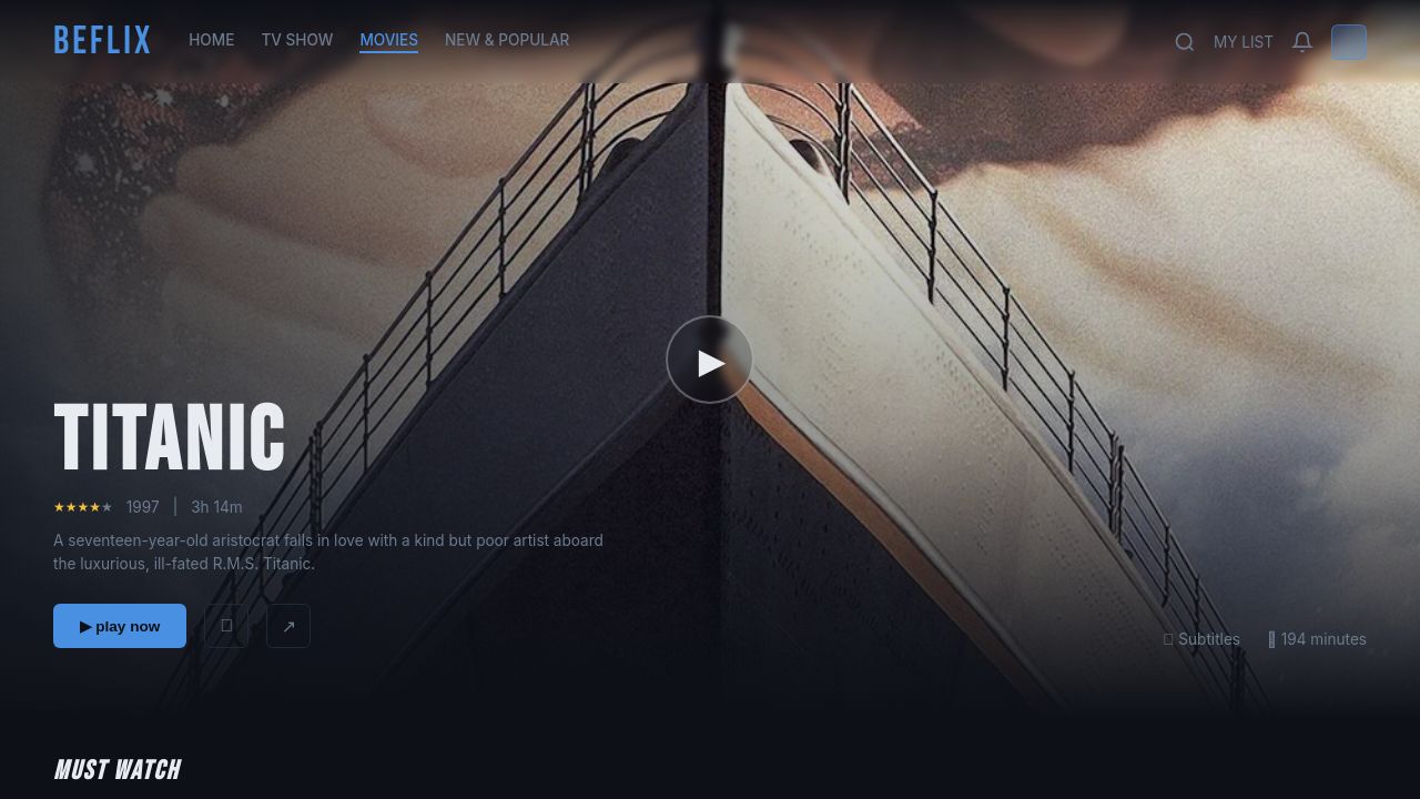 Screenshot of Beflix.top