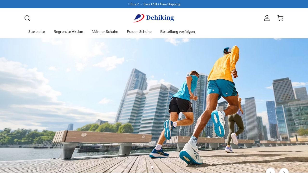 Screenshot of Dehiking.de