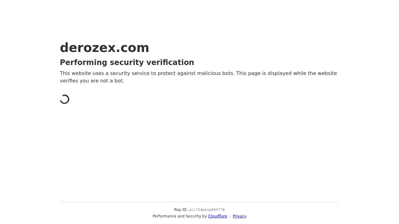 Screenshot of Derozex.com