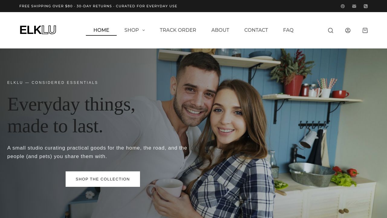 Screenshot of Elklu.com