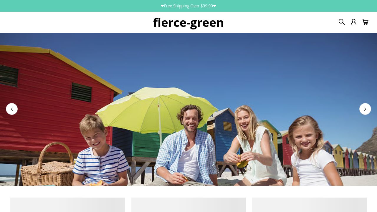Screenshot of Fierce-green.com