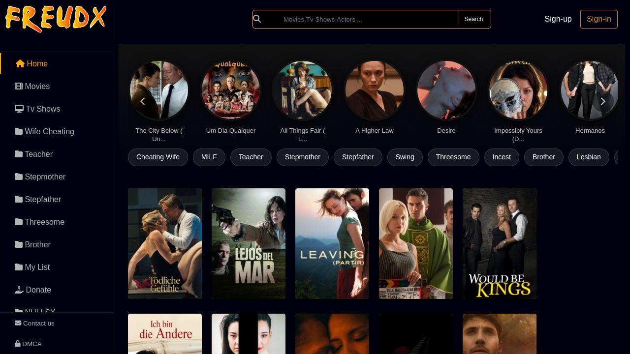 Screenshot of Freudx.xyz