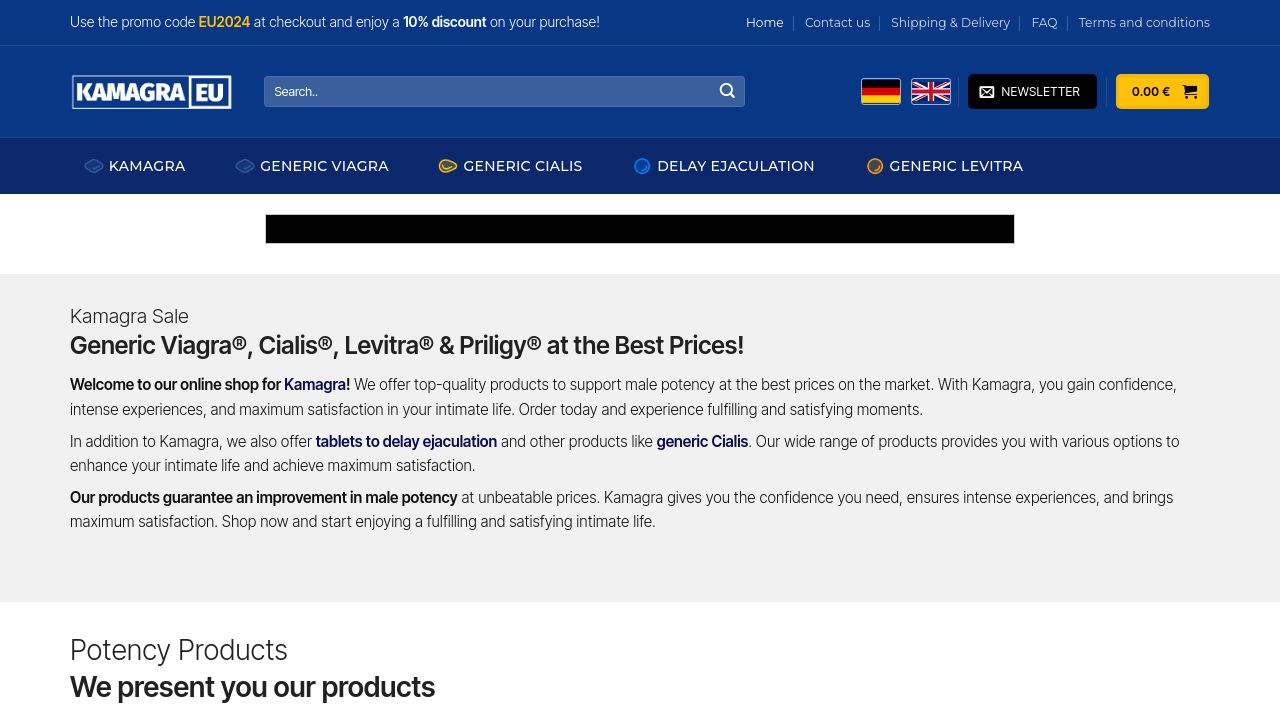Screenshot of Kamagraeu.net