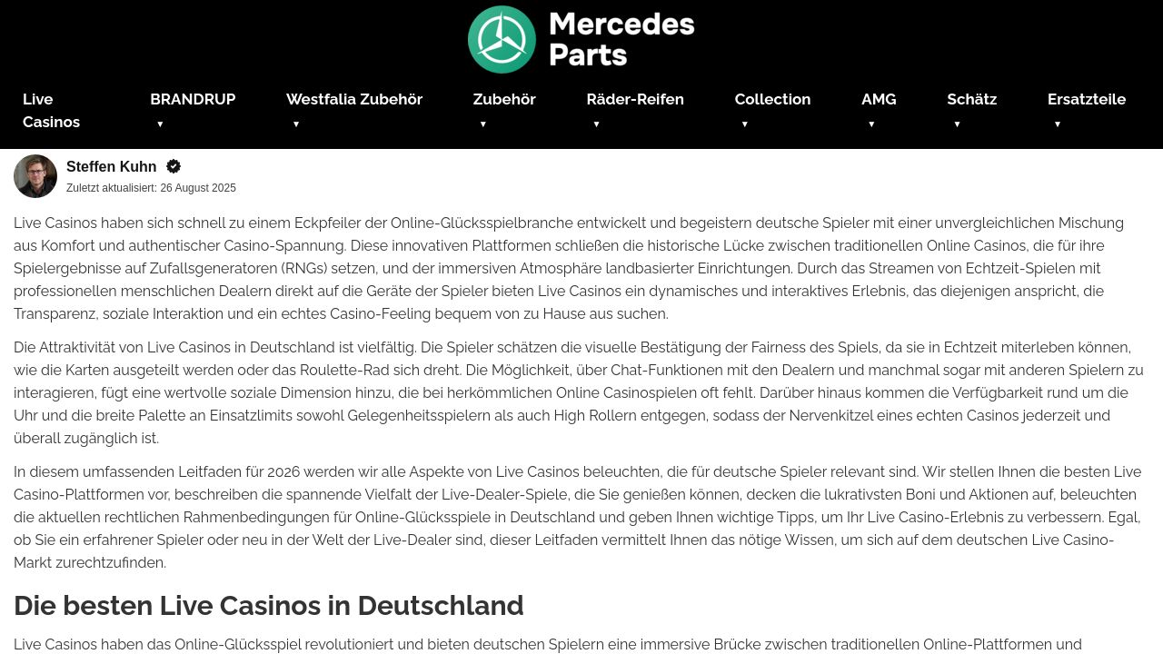 Screenshot of Mercedes-parts-and-more.de