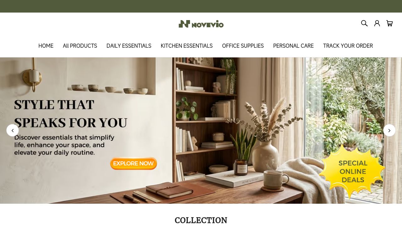 Screenshot of Novevio.com