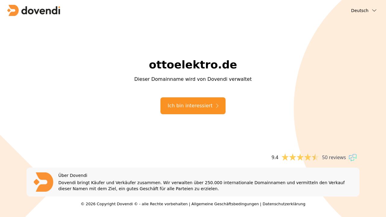 Screenshot of Ottoelektro.de
