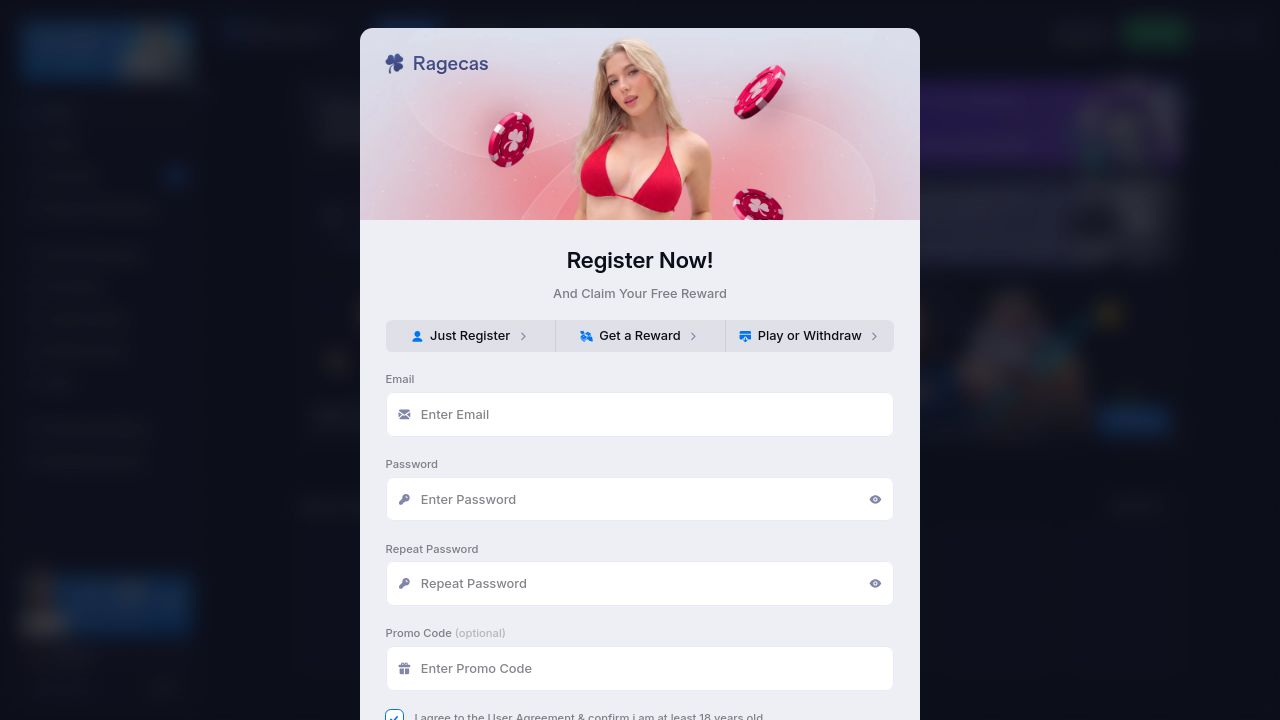 Screenshot of Ragecas.com