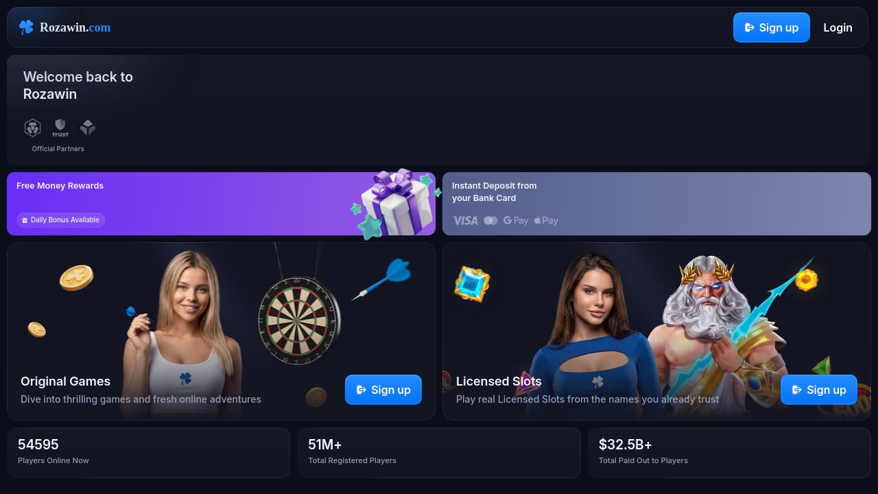 Screenshot of Rozawin.com