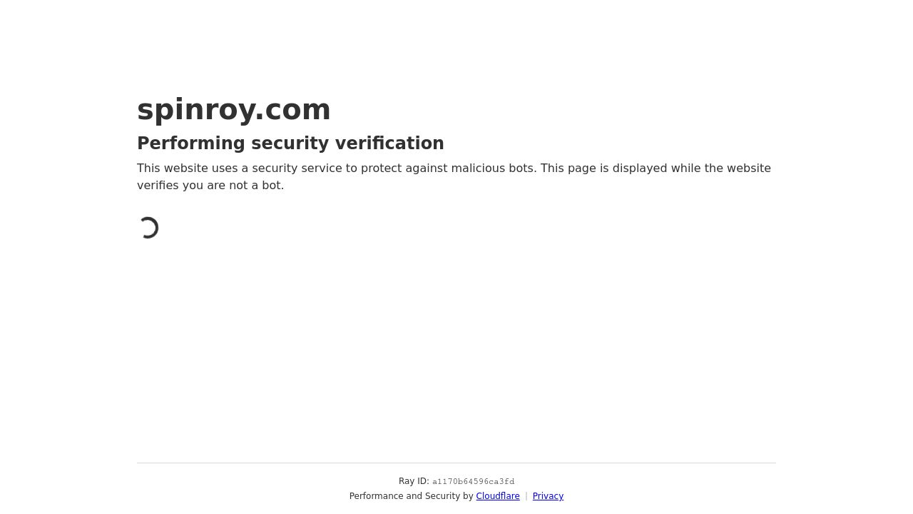Screenshot of Spinroy.com