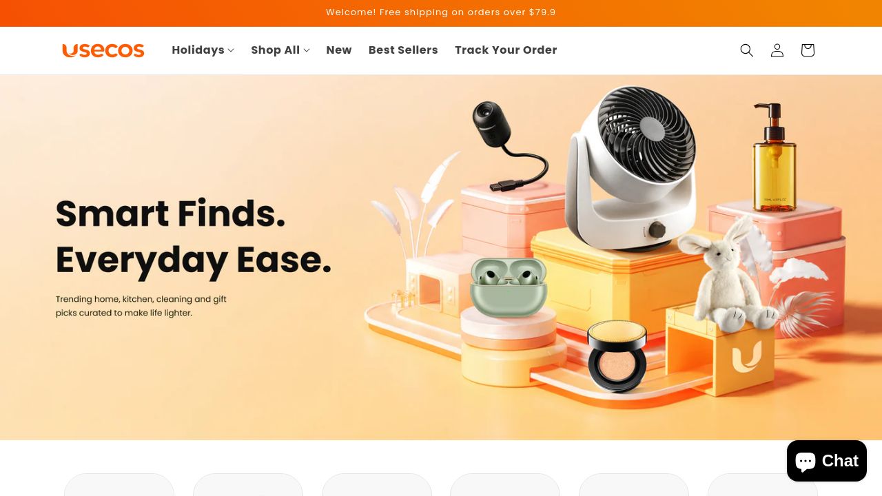 Screenshot of Usecos.com