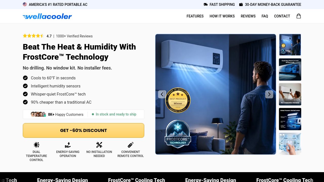 Screenshot of Wellacooler.com