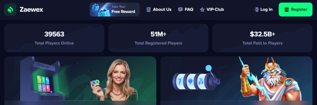 Screenshot taken from Zaewex scam website to show its fake claims to trick people.
