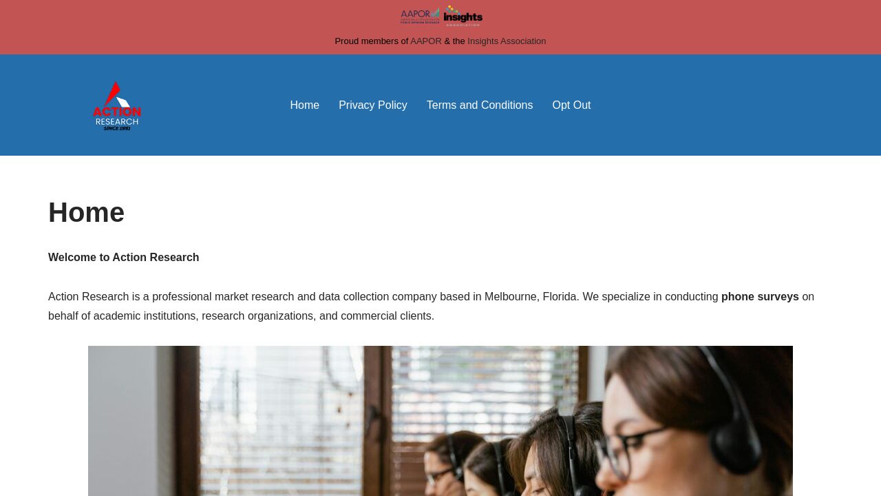 Screenshot of Action-research.net