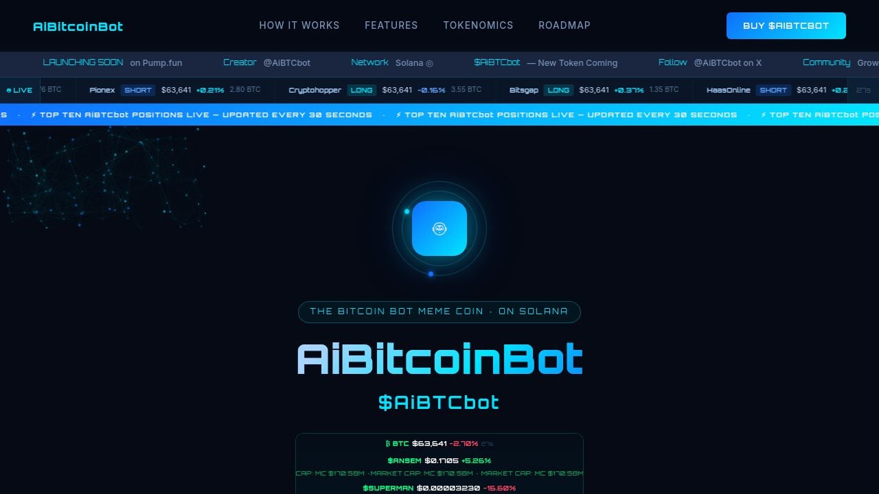 Screenshot of Aibitcoinbot.site