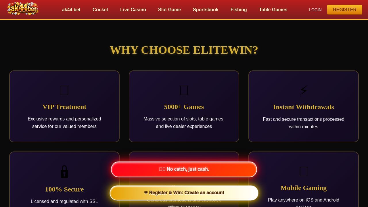 Screenshot of Ak44-bet.online