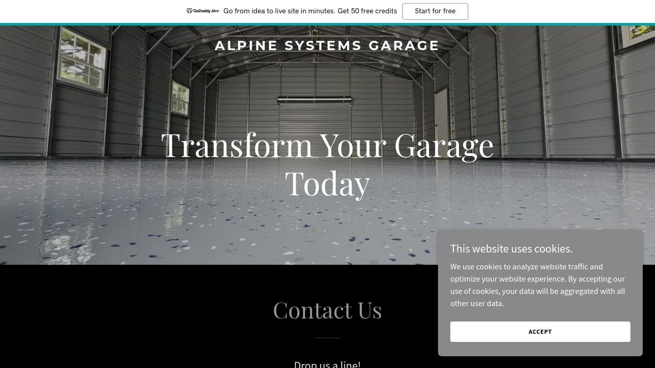 Screenshot of Alpinesystemsgarage.com