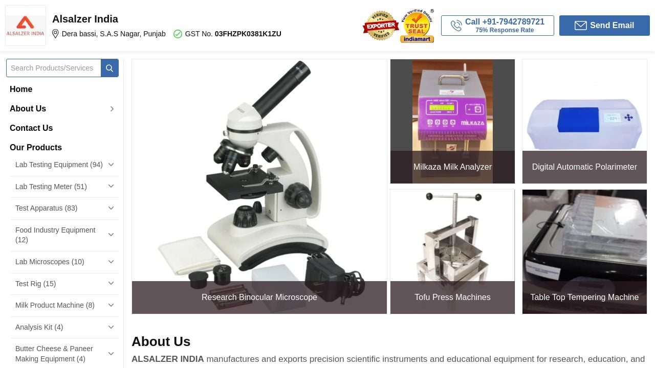 Screenshot of Alsalzer.com