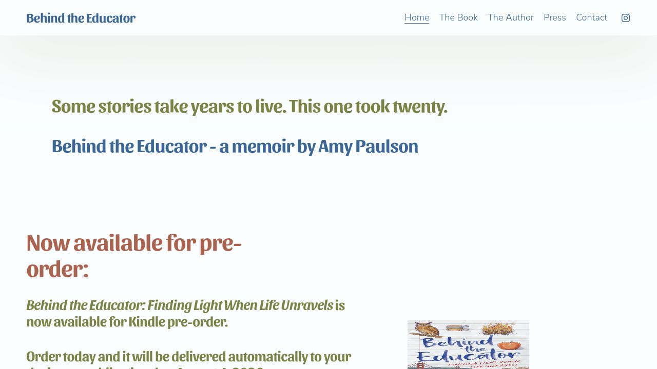 Screenshot of Amypaulson.net