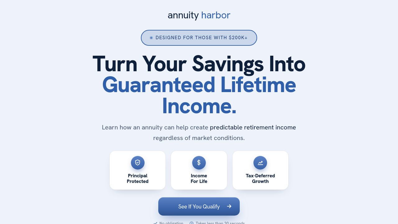 Screenshot of Annuityharbor.com