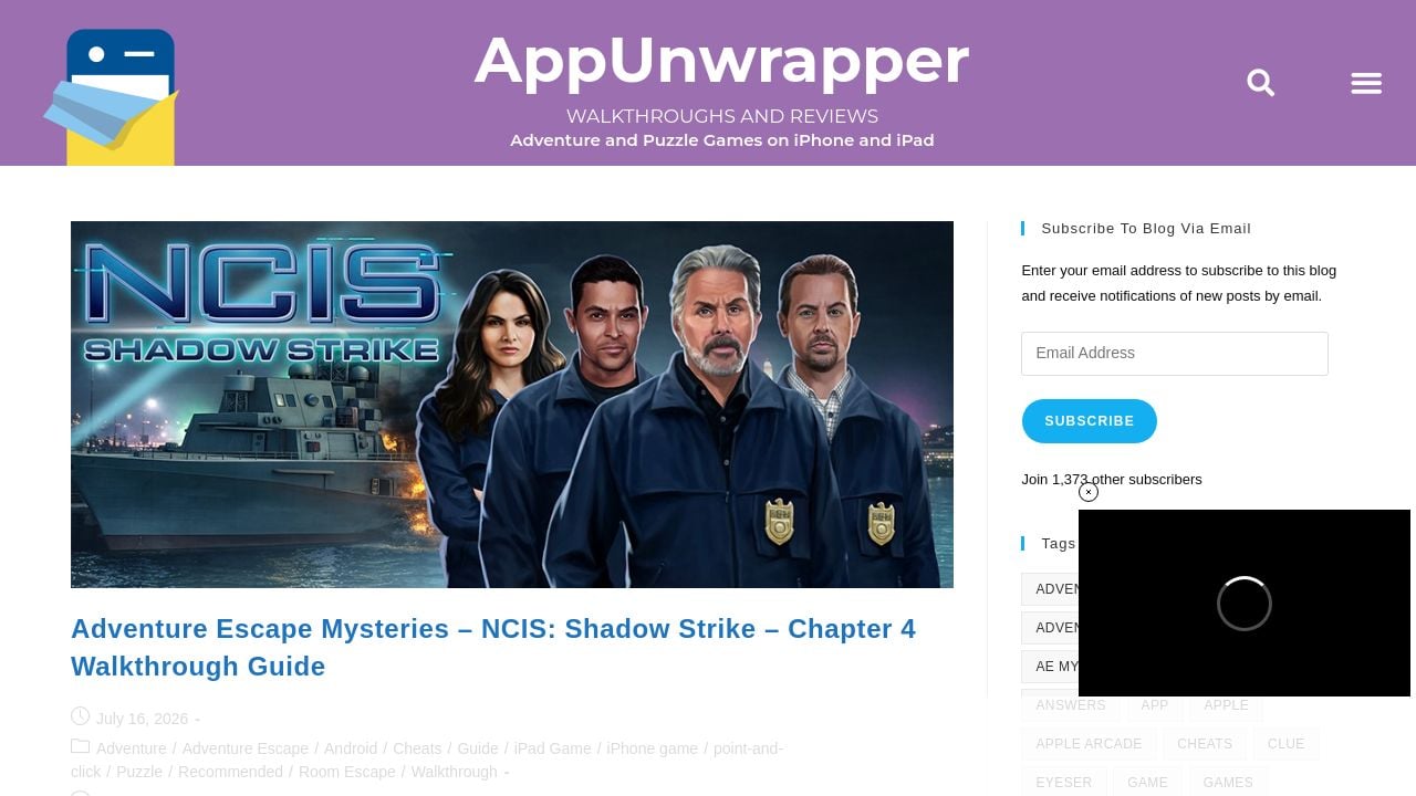Screenshot of Appunwrapper.com