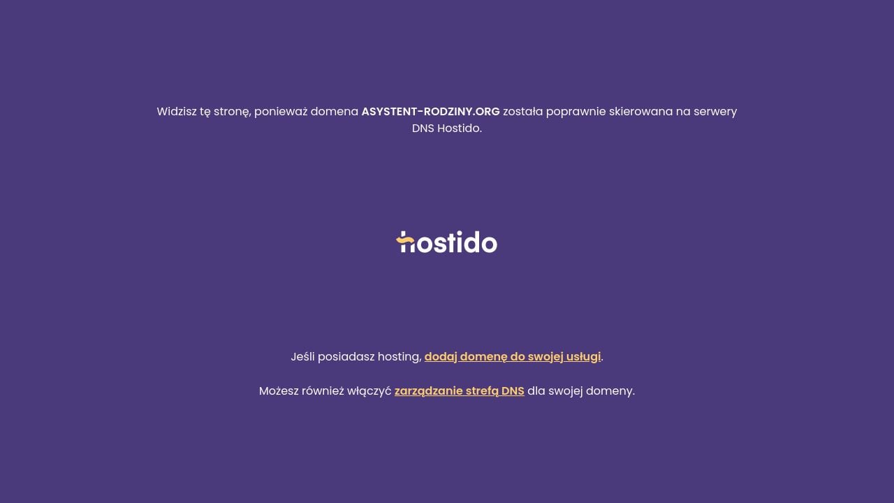 Screenshot of Asystent-rodziny.org