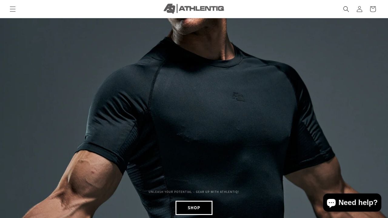 Screenshot of Athlentiq.store