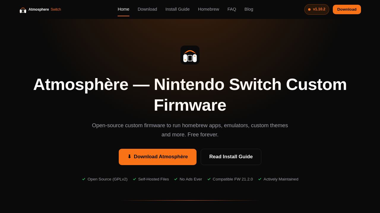 Screenshot of Atmosphereswitch.org