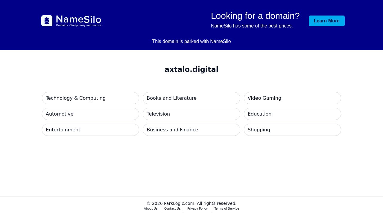 Screenshot of Axtalo.digital