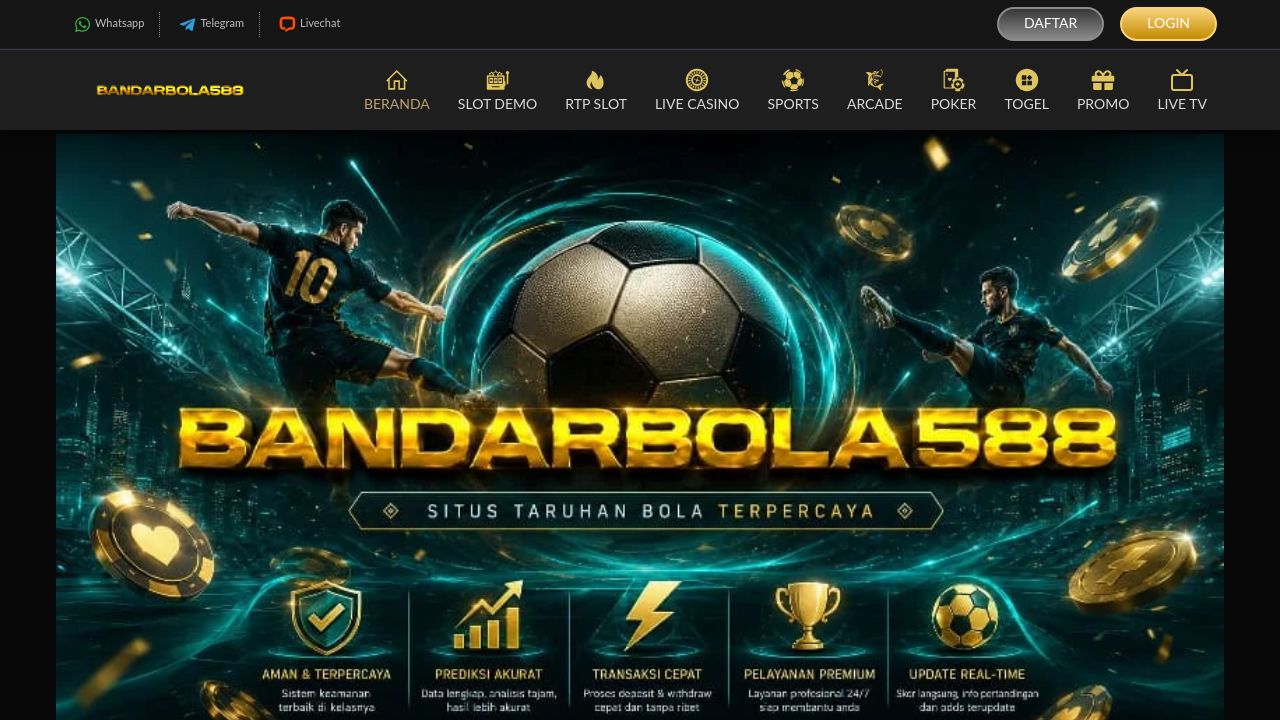 Screenshot of Bandarbola588.online