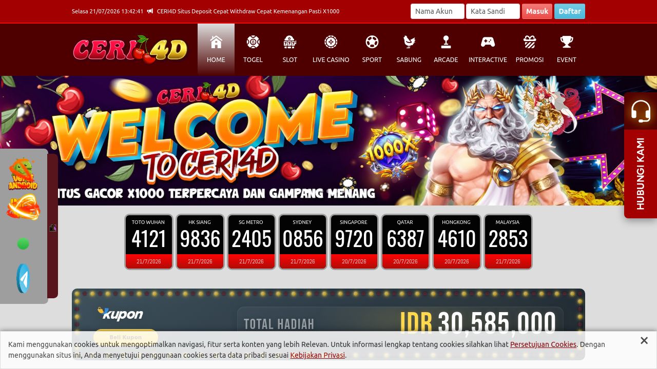Screenshot of Barceri4d.online
