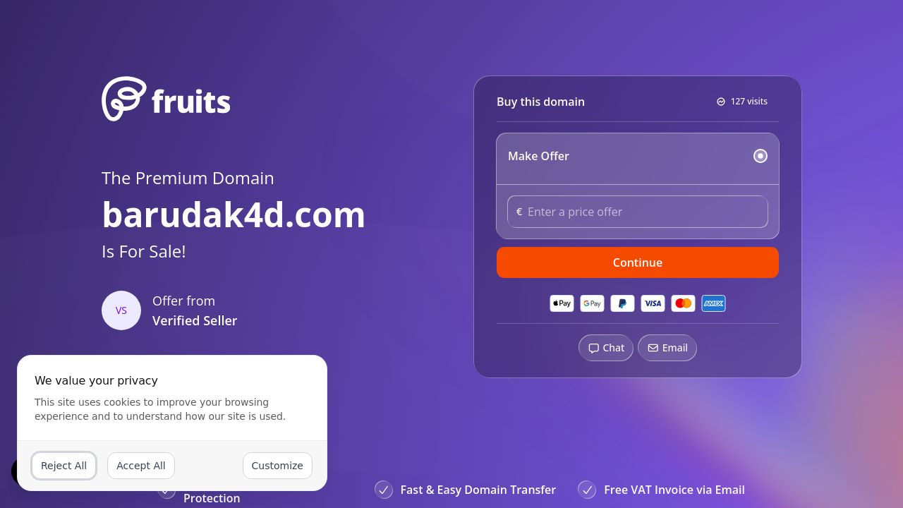 Screenshot of Barudak4d.com