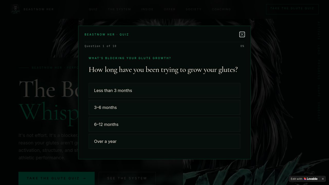 Screenshot of Beastnowher.com