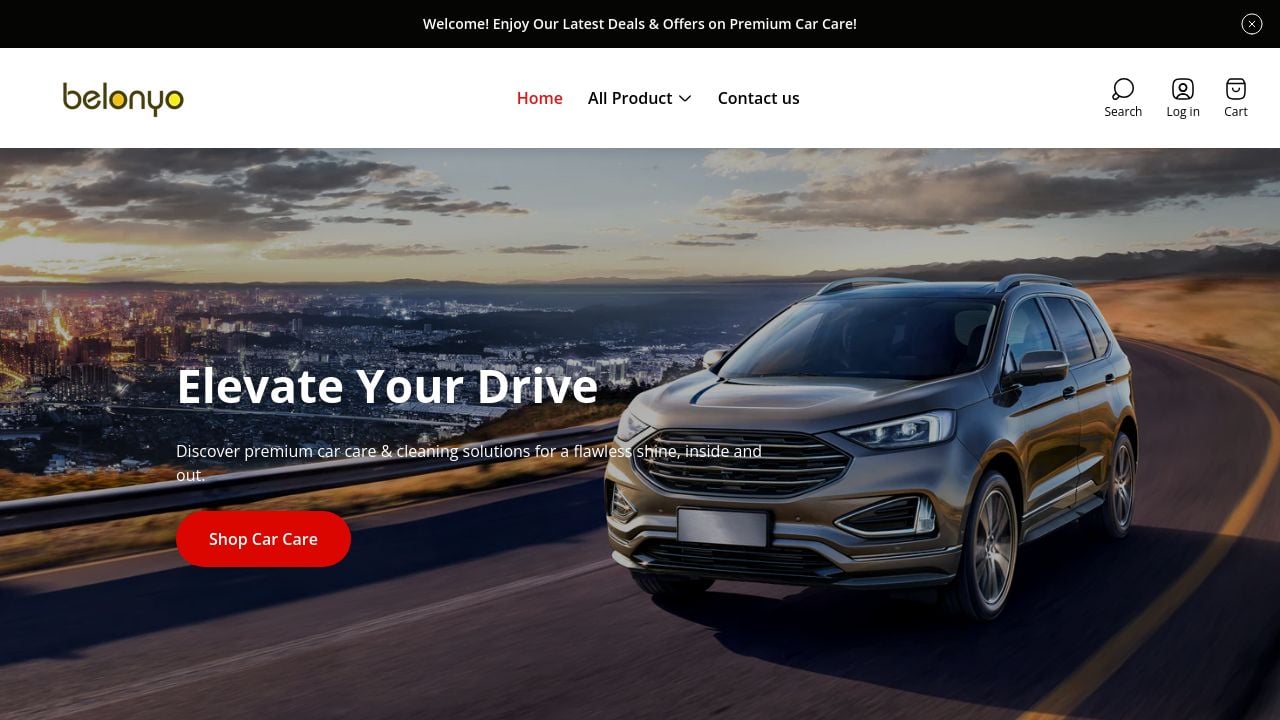 Screenshot of Belonyo.com