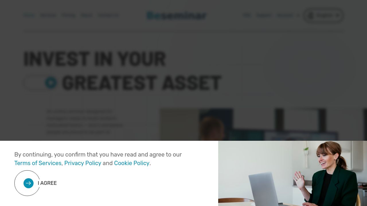 Screenshot of Beseminar.com