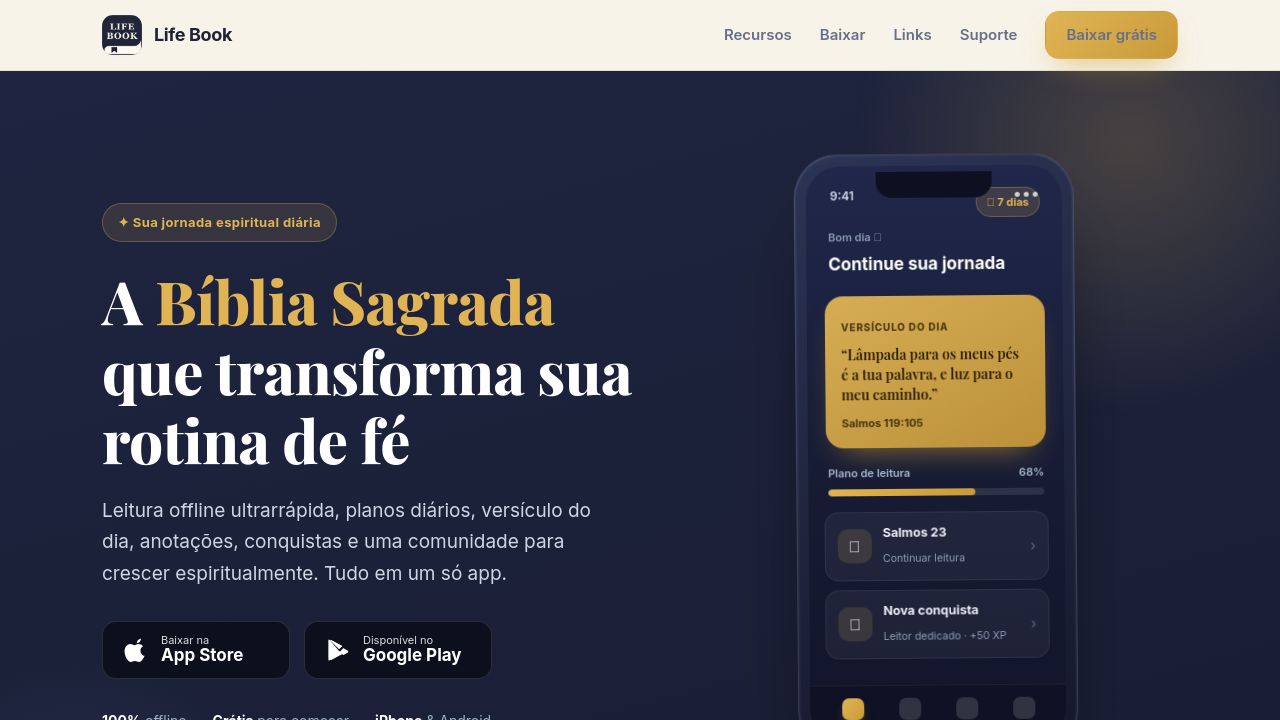 Screenshot of Biblialifebook.com.br