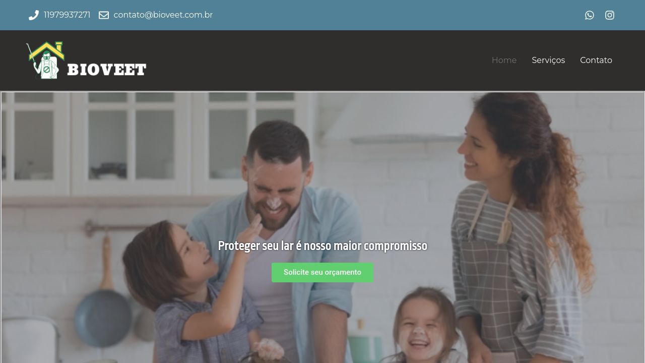 Screenshot of Bioveet.com.br