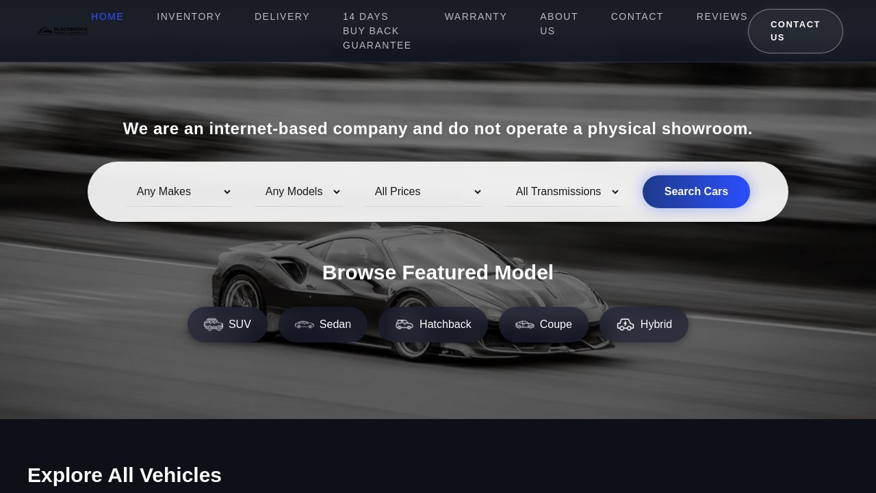 Screenshot of Blackbridge-motor.co.uk