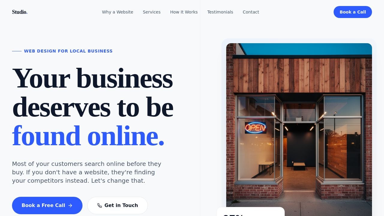 Screenshot of Blessingscreative.com