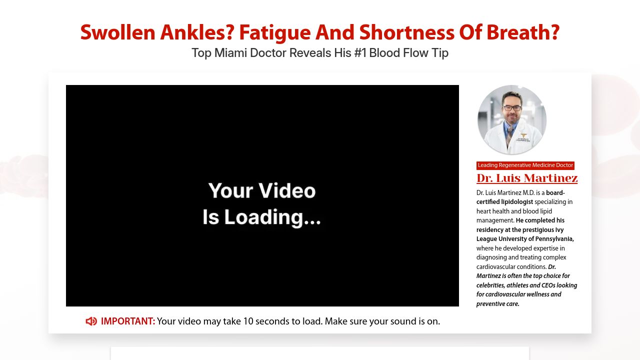 Screenshot of Bloodflowsecret.com