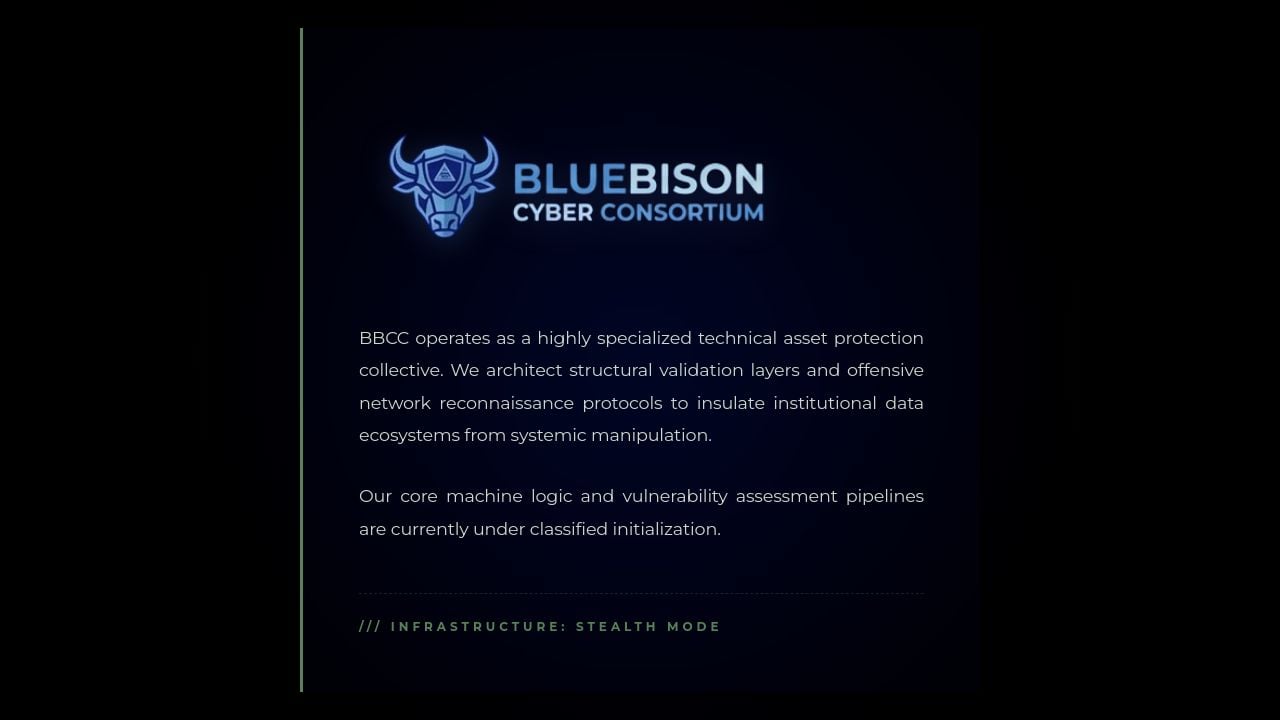 Screenshot of Bluebisoncyber.in