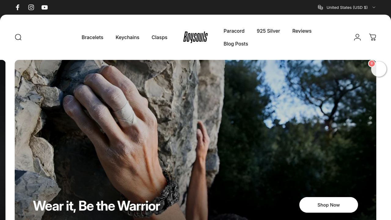 Screenshot of Boysouls.com