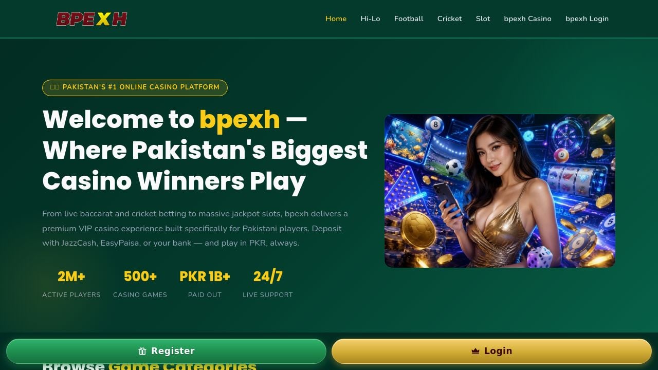 Screenshot of Bpexh.bio