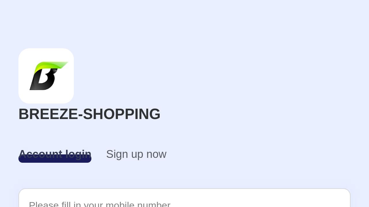 Screenshot of Breeze-shopping.com