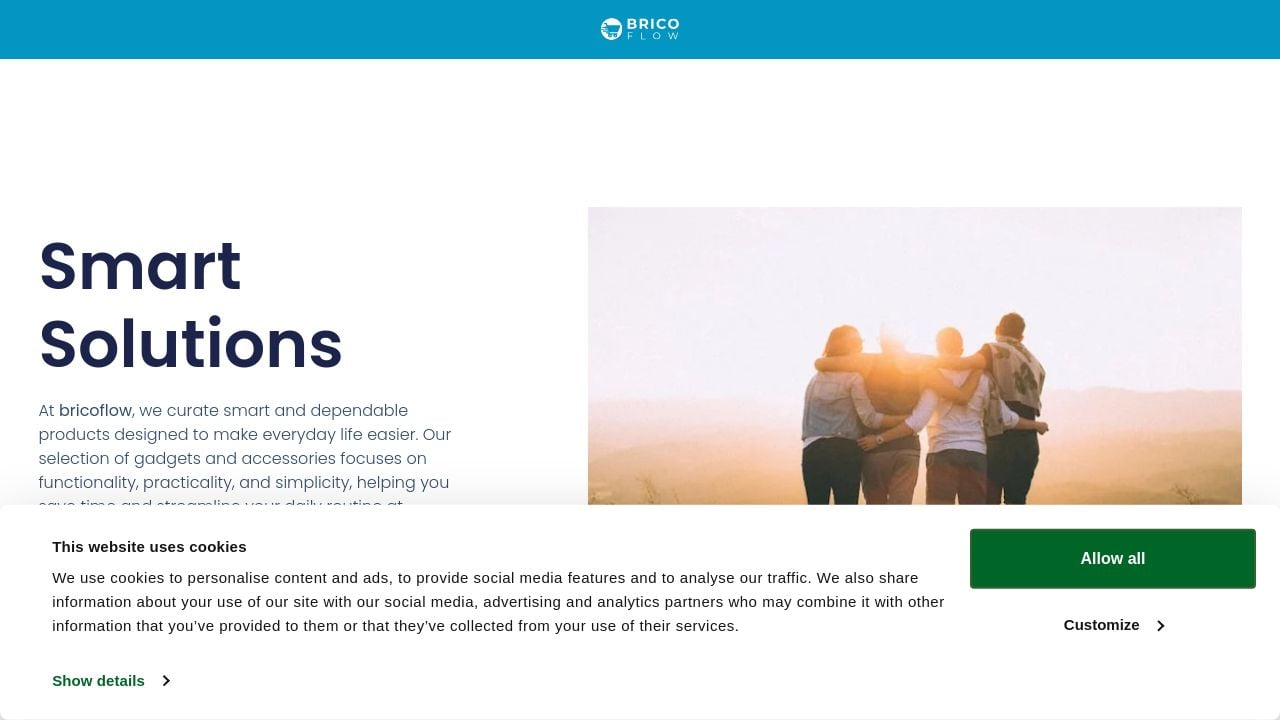 Screenshot of Bricoflow.com