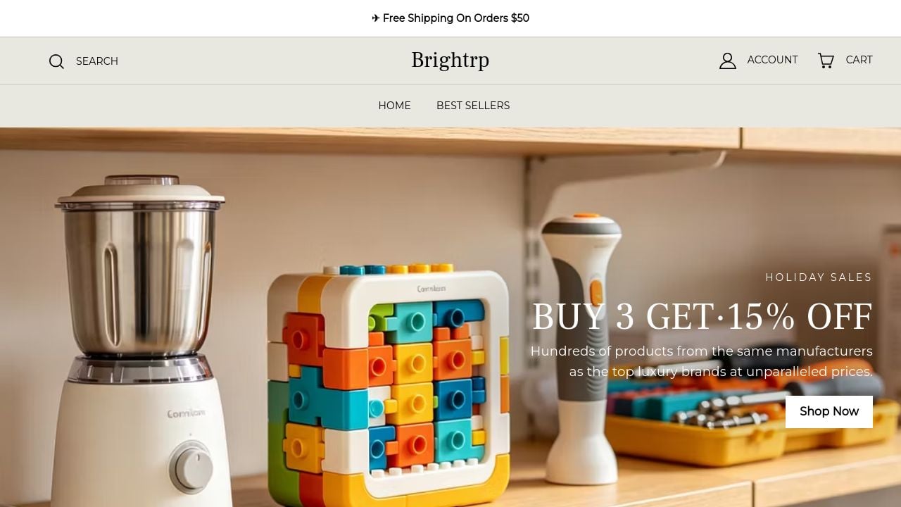 Screenshot of Brightrp.com