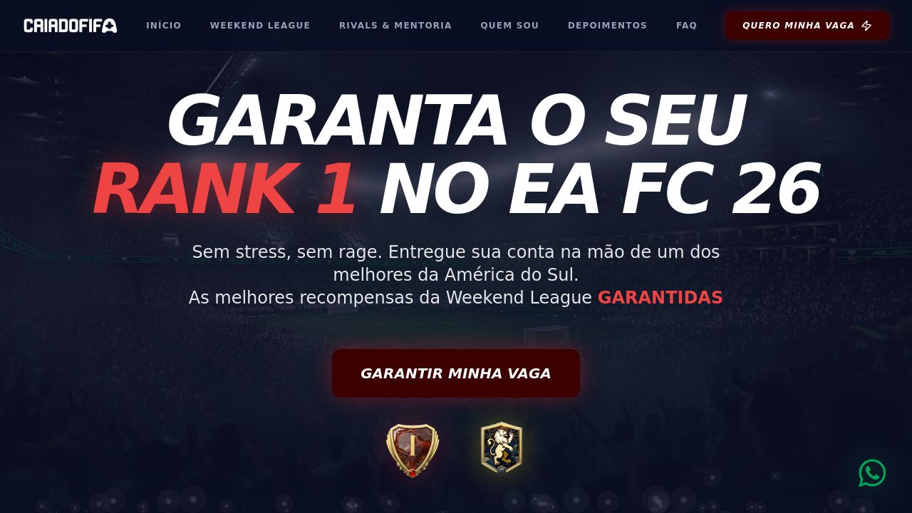 Screenshot of Caiadofifa.com.br